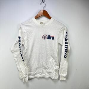 Vintage 80s Illinois Fighting Illini Long Sleeve Shirt Small